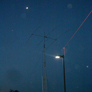 Night Shot of TCARC Tower at ARRLFD 2019